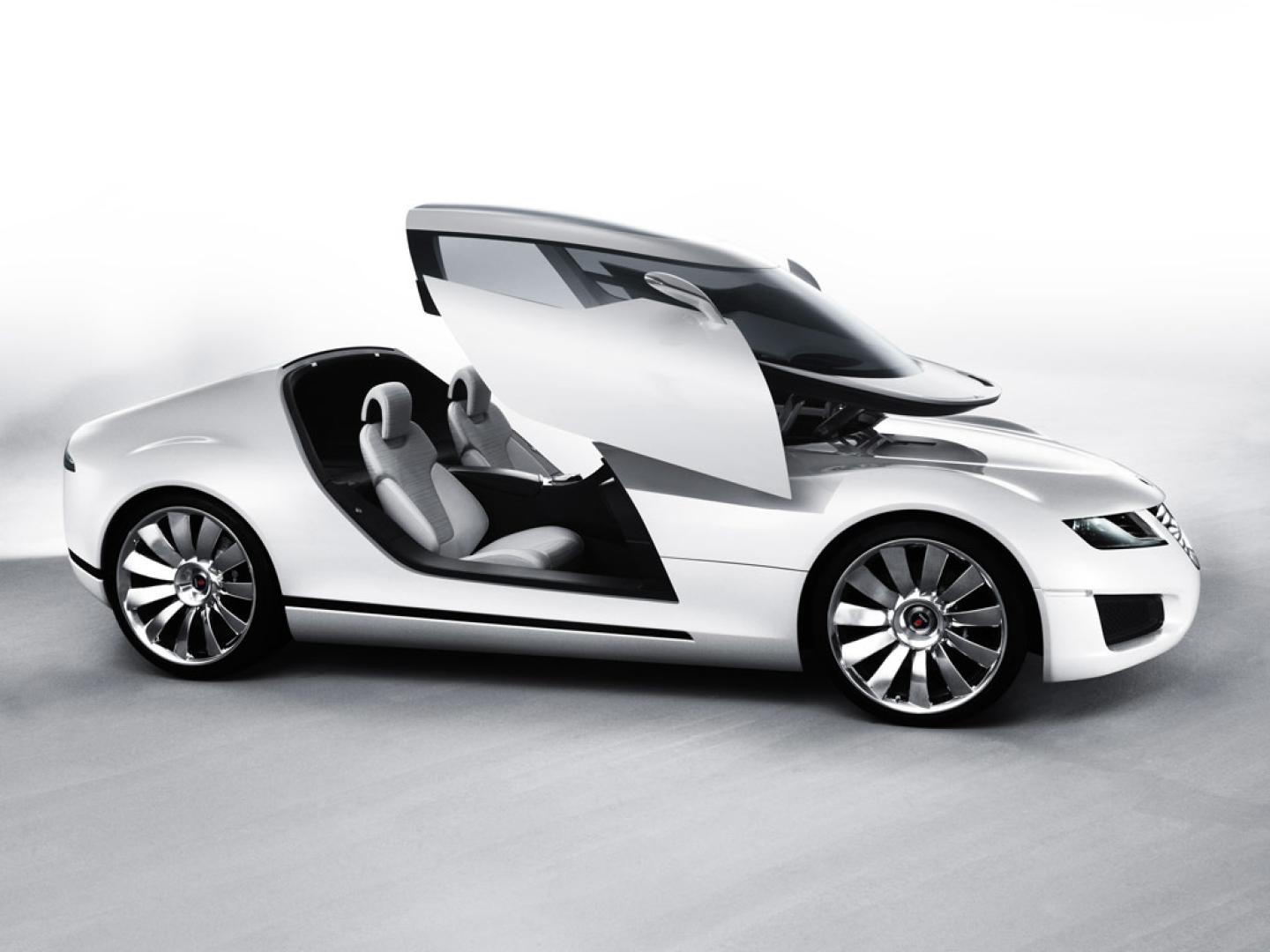 2006 Silver /Black Saab Aero-X with an 2.8L Twin Turbo V6 engine, Manual transmission, located at 6855 Stone Dr, Las Vegas, NV, 89110, (832) 726-6080, 36.171677, -115.022240 - Photo#0